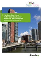 Voorkant Handvat duurzaam materiaalgebruik voor bouw- en infrabedrijven, Stimular en Bouwend Nederland