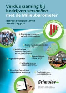 Flyer Milieubarometer - samen aan de slag bedrijven