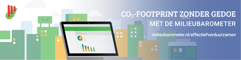 Milieubarometer banner CO2-footprint
